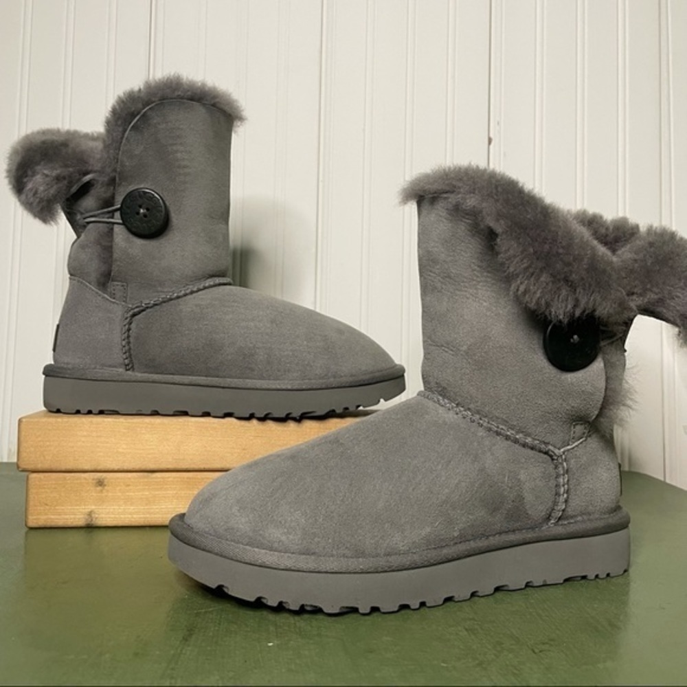 Ugg Bailey Button Short Shearling Boots #1016226 - image 2